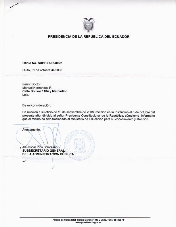 2008-OctEnvioVariosProyectos